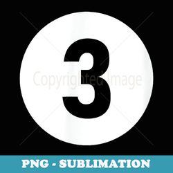 pool ball 3 matching billiards easy halloween costume - sublimation digital download