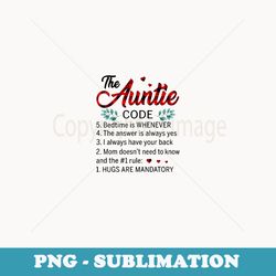 the auntie code - hugs are mandatory