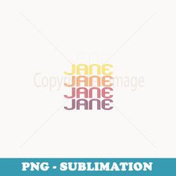 jane retro wordmark pattern - vintage style