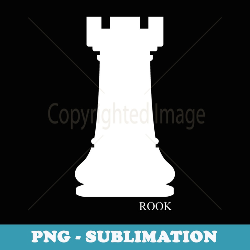 Rook Chess Piece Group Costume Chess Club Chess Board - Exclusive PNG Sublimation Download