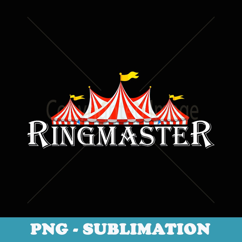 Ringmaster Funny Easy Circus Costume for Boy Girl - Retro PNG Sublimation Digital Download