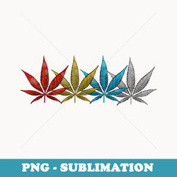 vintage weed marijuana weed leaf retro weed leaf - digital sublimation download file