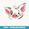 Disney Moana Pua Face - Artistic Sublimation Digital File