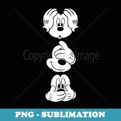 disney - mickey mouses three faces