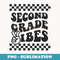 1st Day of 2nd Grade Vibes Retro Girls Back to School Boys - Decorative Sublimation PNG File