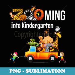 back to school kindergarten t zoo boys girls - high-resolution png sublimation file