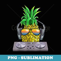 pineapple dj music t aloha beaches hawaii - creative sublimation png download