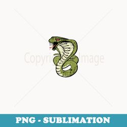 king cobra hissing distressed snake lover - premium png sublimation file