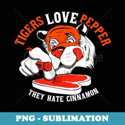 funny tigers love peppers nerd geek graphic - png transparent sublimation design