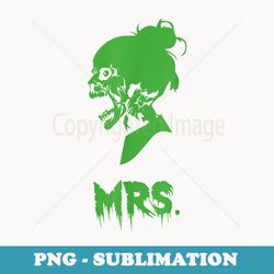 girl's matching mr and mrs corpse scary halloween - vintage sublimation png download