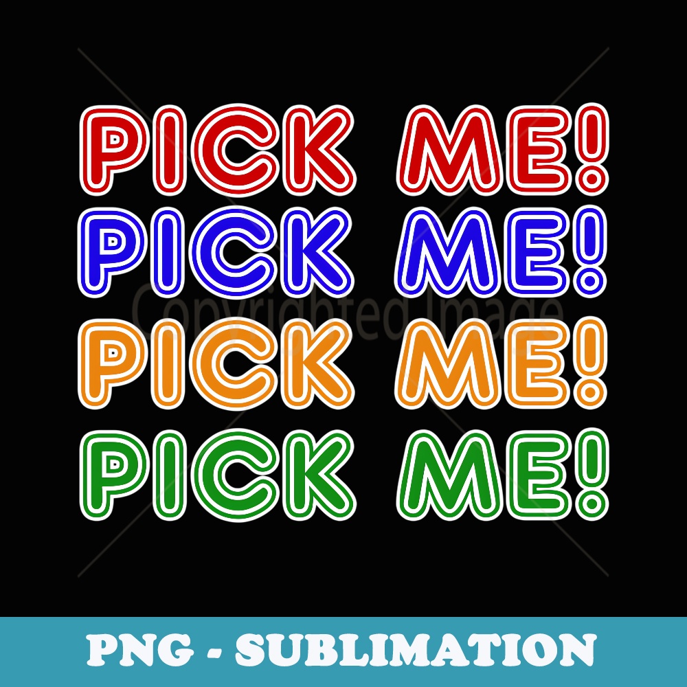 Game Show Buzzers Pick Me Game Show Host Costume - High-Resolution PNG Sublimation File
