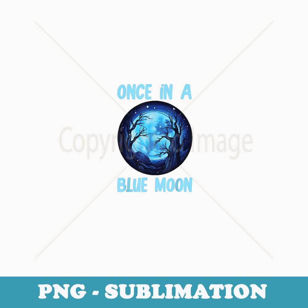 halloween costume for women Once in a Blue Moon - Artistic Sublimation Digital File