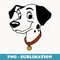 Disney 101 Dalmatians Pongo Big Face - PNG Sublimation Digital Download