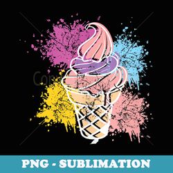 retro vintage funny ice cream for ice cream lover - sublimation digital download