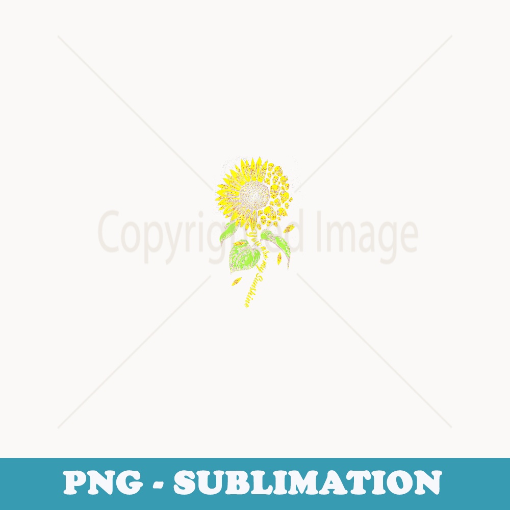 You Are My Sunshine Skull Sunflower - Artistic Sublimation Digital File