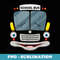 Funny School Bus Matching Happy Halloween Couples Costume - Sublimation Digital Download