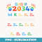 Class of 2034 Grow With Me Color Handprint Pre-K 12th Grade - Exclusive PNG Sublimation Download