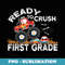 CRUSH 1st Grade Monster Truck Back to School Student Boy - Exclusive PNG Sublimation Download