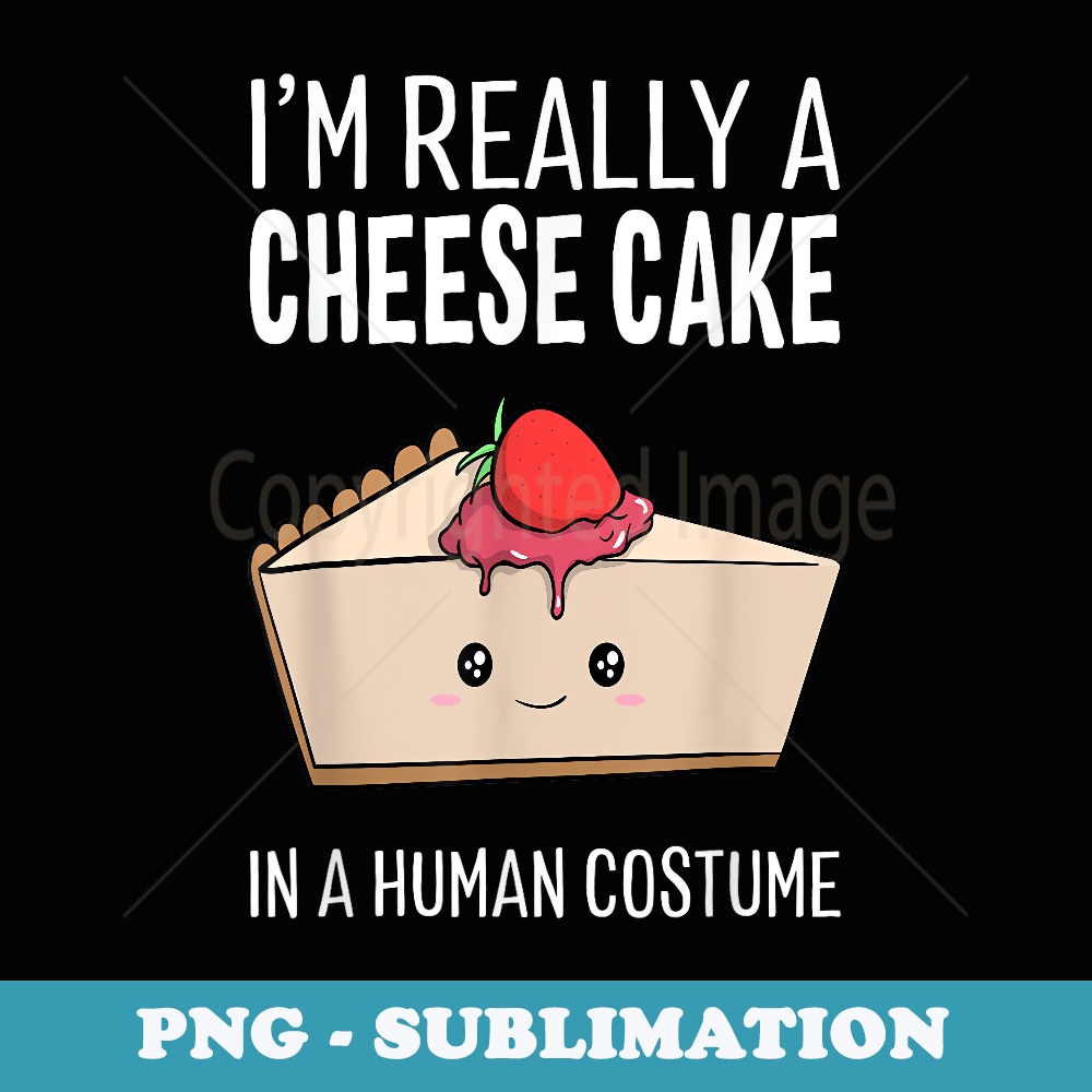 I'm Really A Cheesecake In A Human Costume Halloween Funny - Premium Sublimation Digital Download