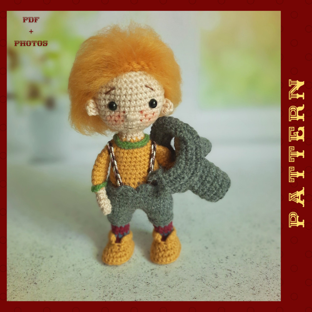 Badi The Crochet Doll Pattern Amigurumi Crochet Boy Doll PDF In English Tutorial 4