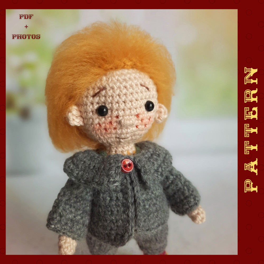 Badi The Crochet Doll Pattern Amigurumi Crochet Boy Doll PDF In English Tutorial 5