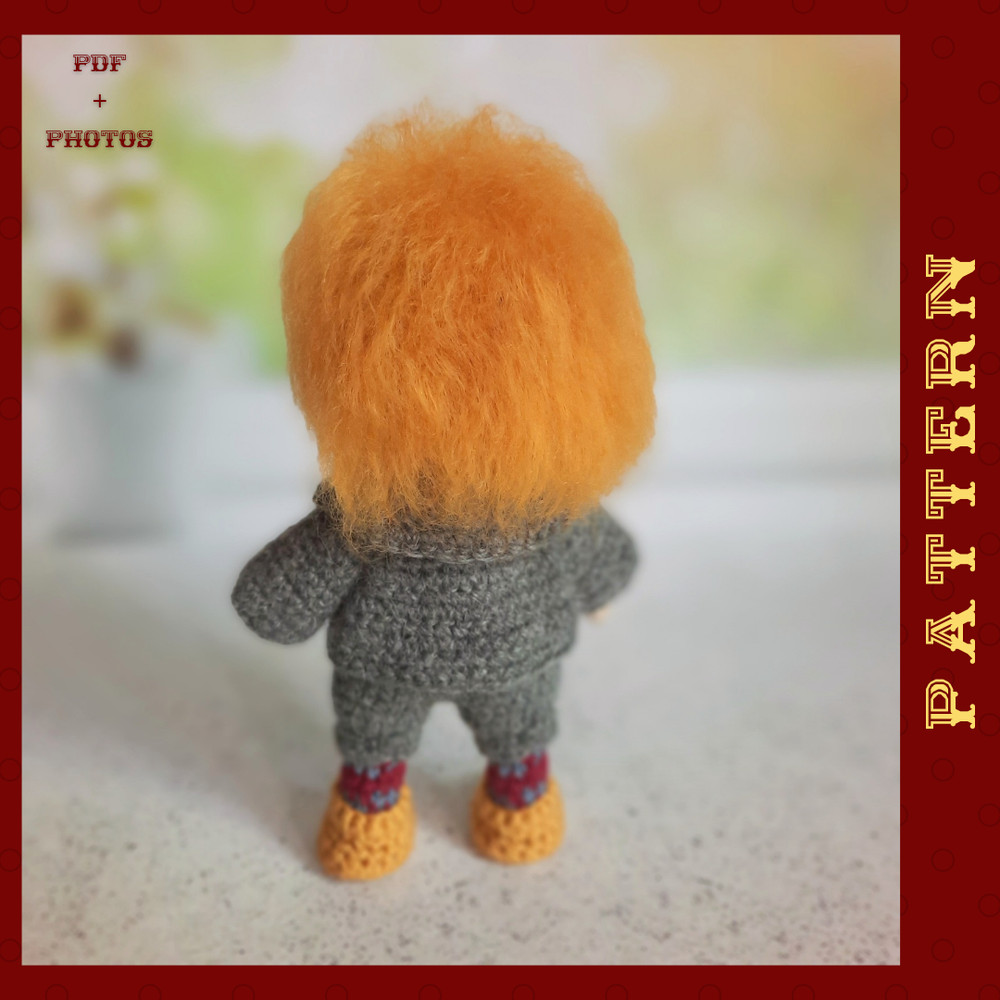 Badi The Crochet Doll Pattern Amigurumi Crochet Boy Doll PDF In English Tutorial 6