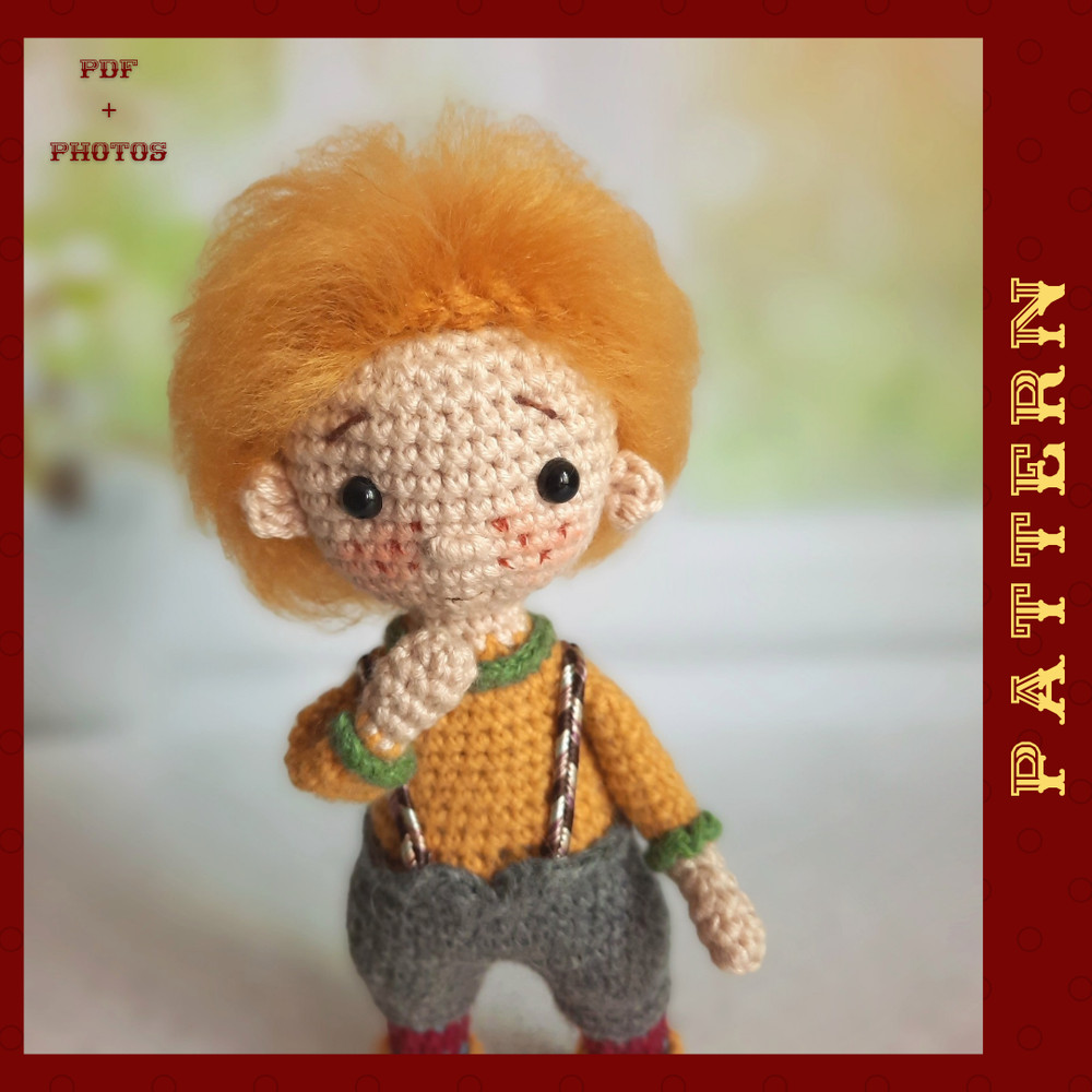 Badi The Crochet Doll Pattern Amigurumi Crochet Boy Doll PDF In English Tutorial 9