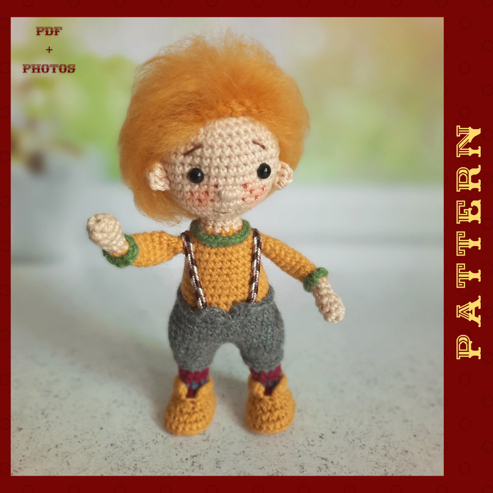 Badi The Crochet Doll Pattern Amigurumi Crochet Boy Doll PDF In English Tutorial 10