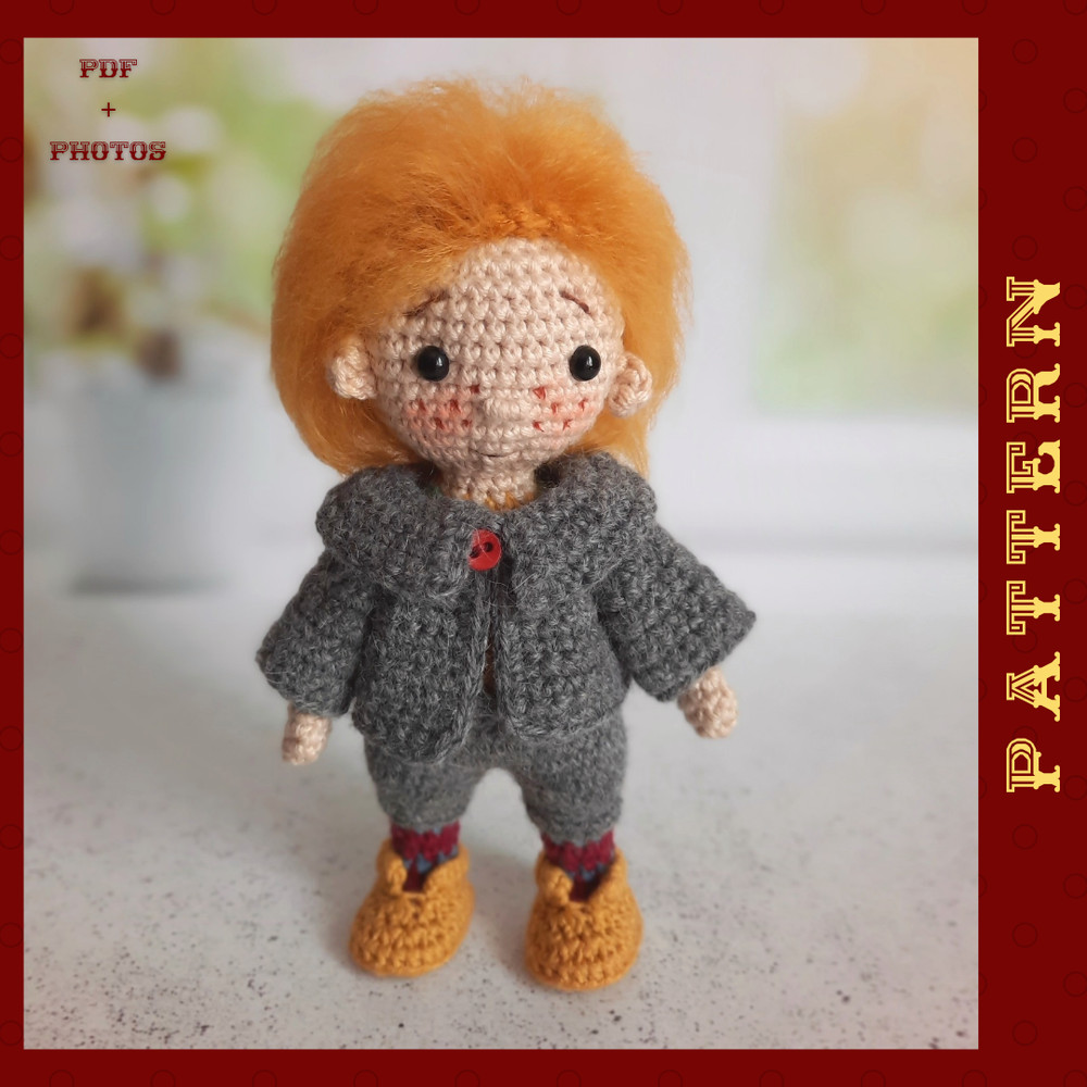 Badi The Crochet Doll Pattern Amigurumi Crochet Boy Doll PDF In English Tutorial 12