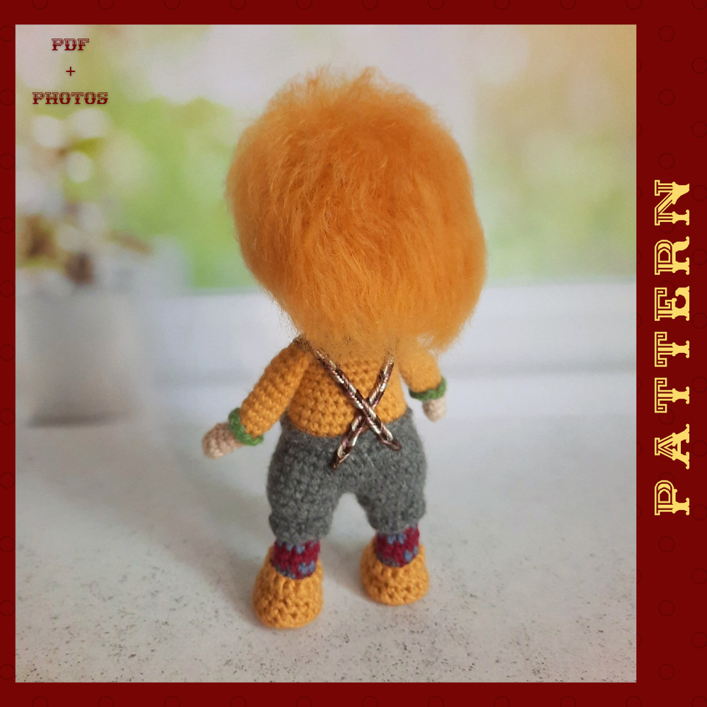 Badi The Crochet Doll Pattern Amigurumi Crochet Boy Doll PDF In English Tutorial 8