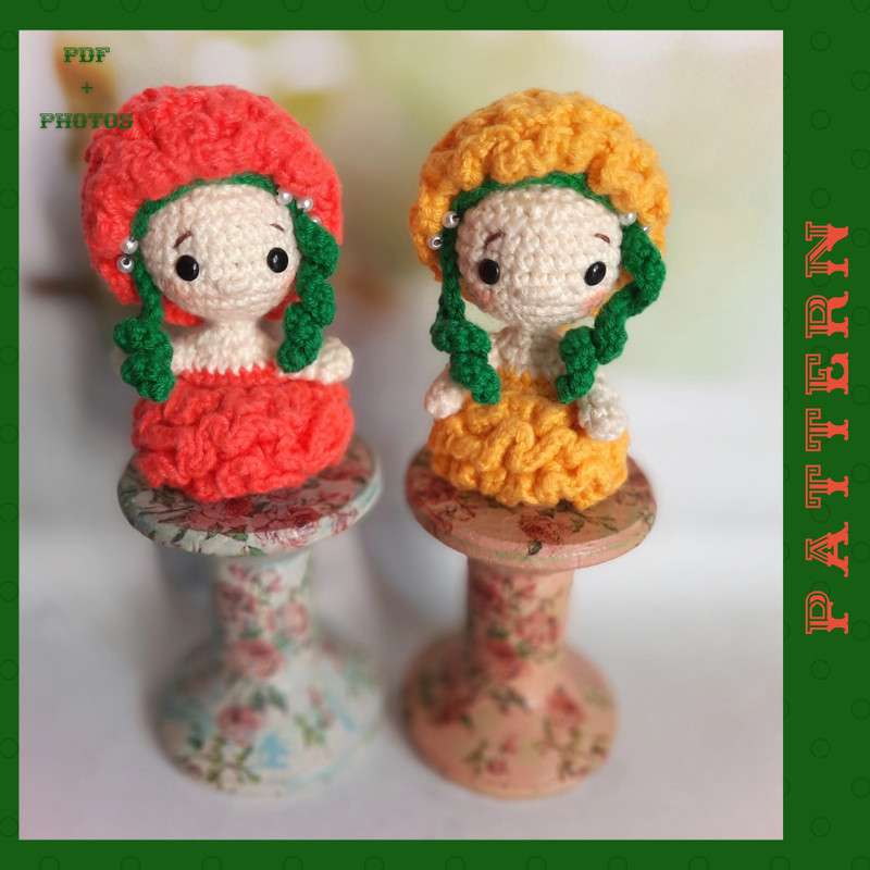 Carnation The Doll Crochet Flower Fairy Easy To Follow Tutorial English PDF Easy Flower Crochet Patterning 4