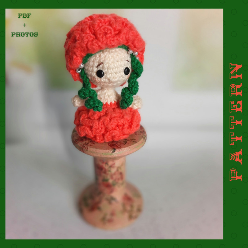 Carnation The Doll Crochet Flower Fairy Easy To Follow Tutorial English PDF Easy Flower Crochet Patterning 7