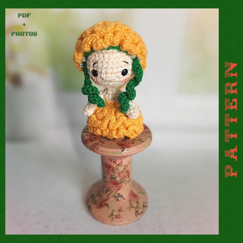 Carnation The Doll Crochet Flower Fairy Easy To Follow Tutorial English PDF Easy Flower Crochet Patterning 10