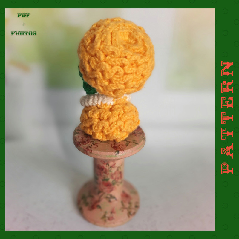 Carnation The Doll Crochet Flower Fairy Easy To Follow Tutorial English PDF Easy Flower Crochet Patterning 11