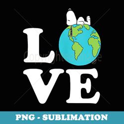 peanuts - earth day snoopy love earth
