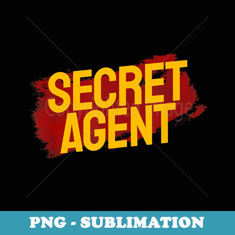 Funny Secret Agent Easy Costume Halloween Party Event - Premium PNG Sublimation File