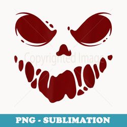 spooky scary halloween ghost face - trendy sublimation digital download