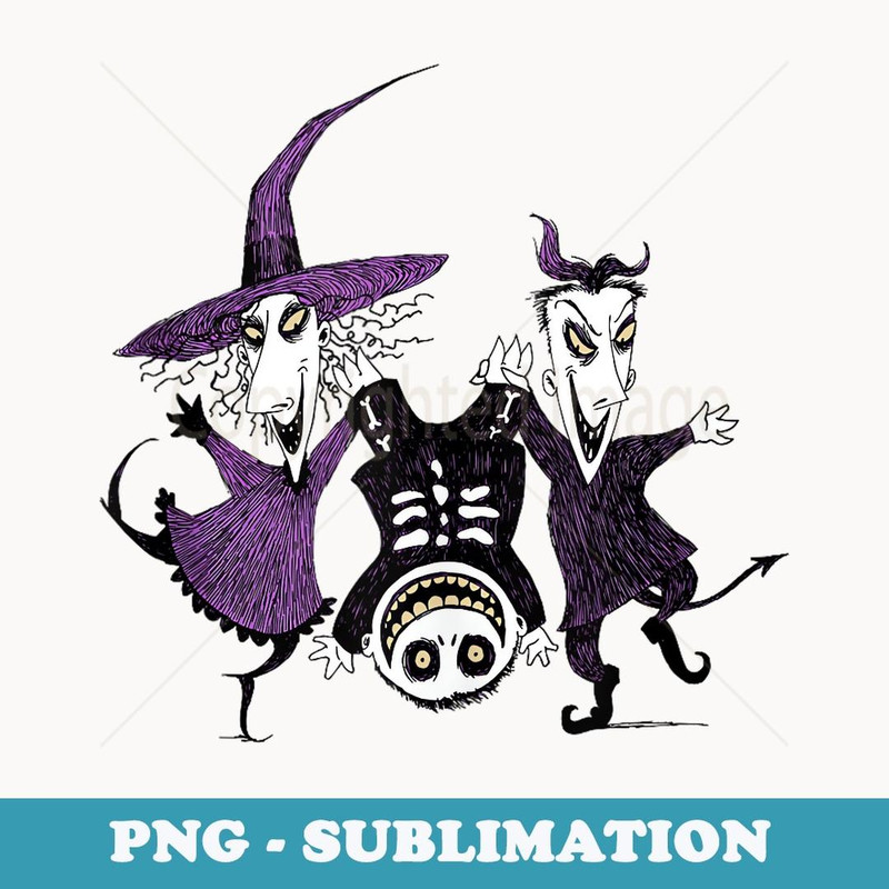 Disney Lock, Shock, & Barrel Trio - Vintage Sublimation PNG Download