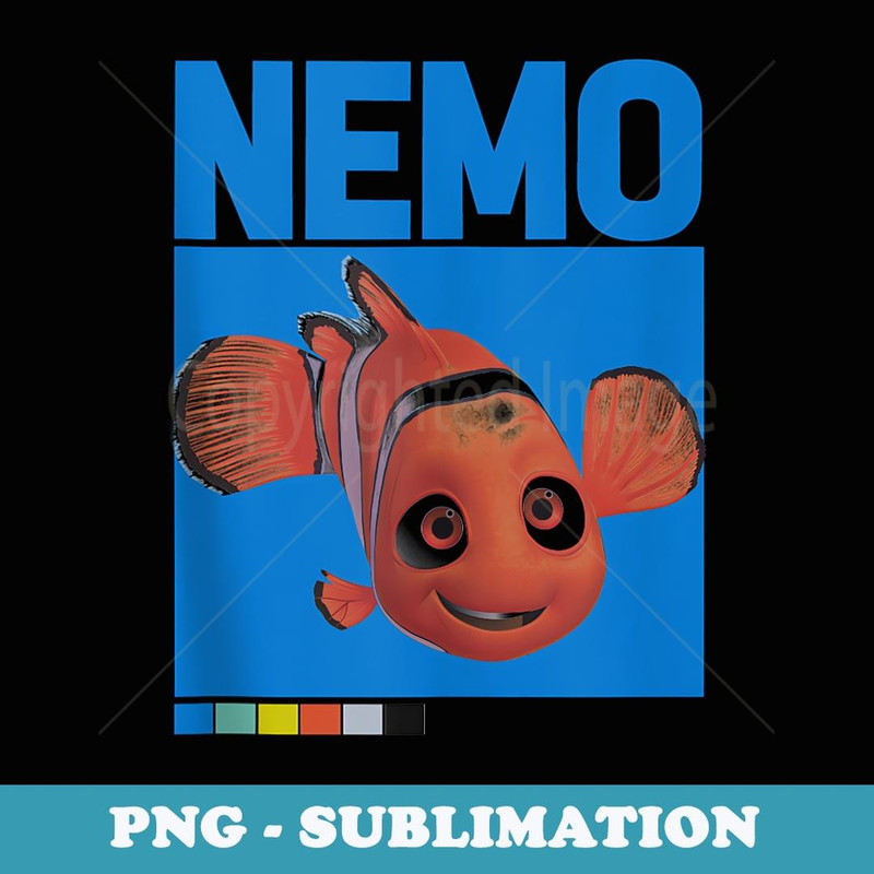Finding Nemo Color Code Nemo - Aesthetic Sublimation Digital File