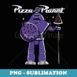 disney pixar toy story pizza planet spaceport entry vintage - sublimation png file