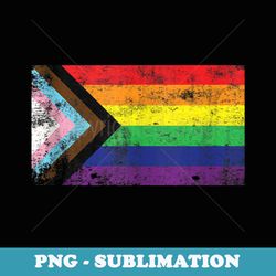gay pride lgbq rainbow flag trans-gender proud ally - high-resolution png sublimation file