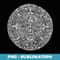 Aztec or Mayan Calendar (Design on BACK) - Digital Sublimation Download File
