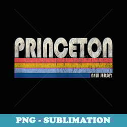 vintage 70s 80s style princeton nj - sublimation png file