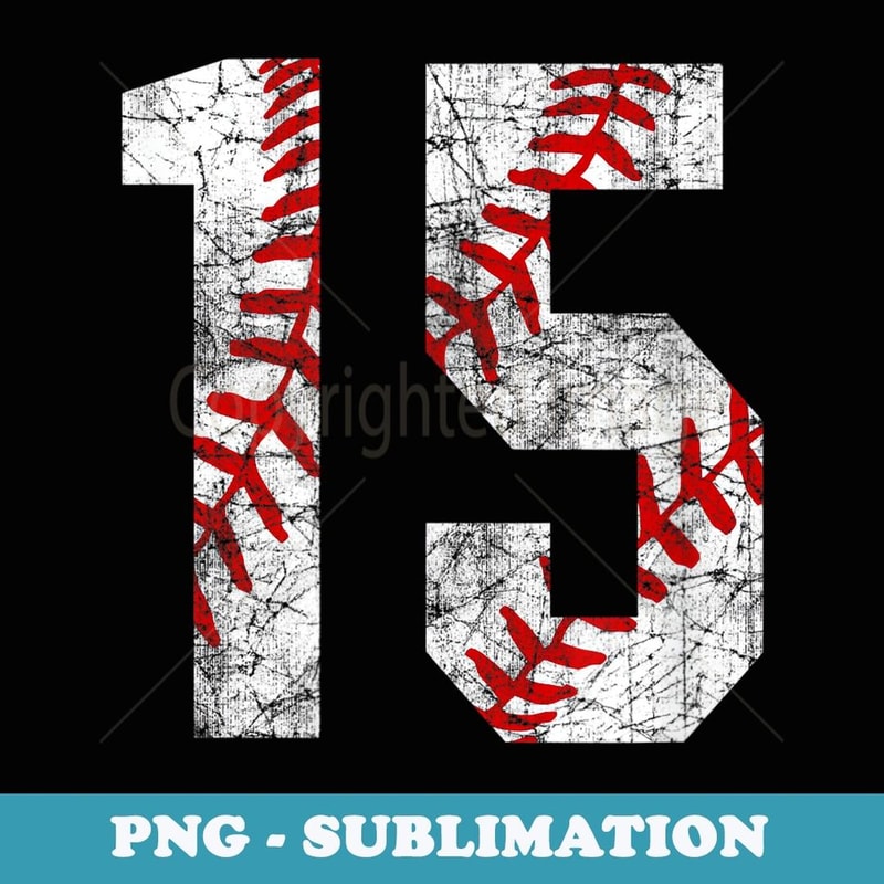 Vintage Baseball Mom #15 Jersey Baseball Favorite Player - PNG Sublimation Digital Download