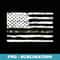 Thin Camo Line American Flag Camouflage Vintage Retro - Premium PNG Sublimation File