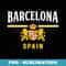 Barcelona Spain Jersey Barcelona Espana Vintage Souvenir - Special Edition Sublimation PNG File
