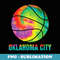 Tie Dye Oklahoma City Basketball Retro Vintage Jersey - Instant PNG Sublimation Download