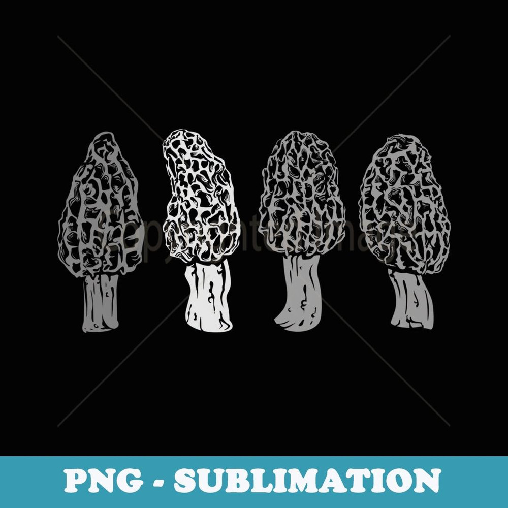 Funny Retro Morel Mushroom Hunting Hunter - Sublimation Digital Download