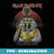 Iron Maiden - Sarcophagus Muted Vintage - PNG Transparent Sublimation File