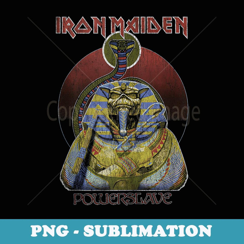 Iron Maiden - Sarcophagus Muted Vintage - PNG Transparent Sublimation File